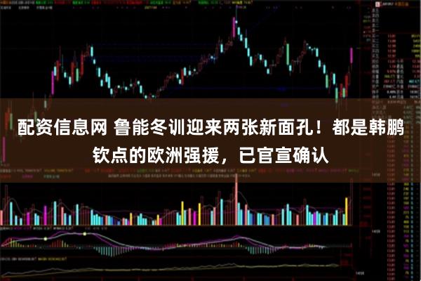 配资信息网 鲁能冬训迎来两张新面孔！都是韩鹏钦点的欧洲强援，已官宣确认