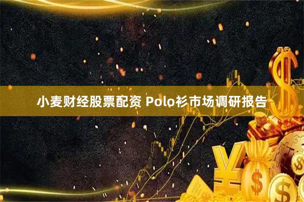 小麦财经股票配资 Polo衫市场调研报告